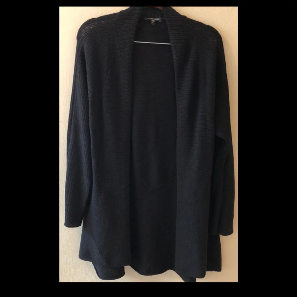 Eileen Fisher Open Front Wool Cardigan